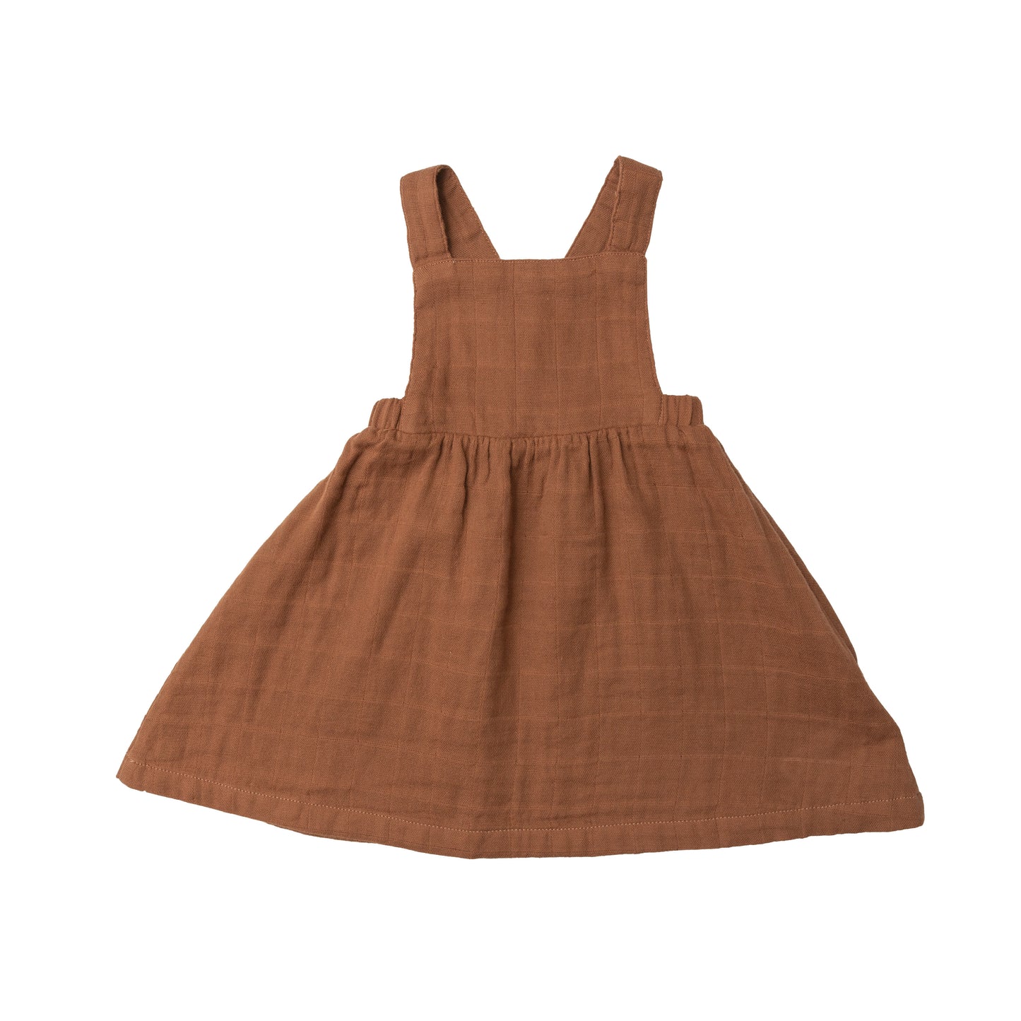 Muslin Overall Dress, Caramel Cafe