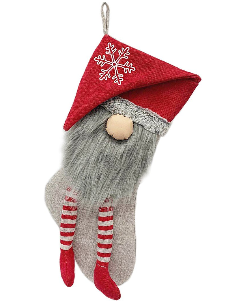 SpearmintLOVE’s baby Holiday Stocking, Red Gnome