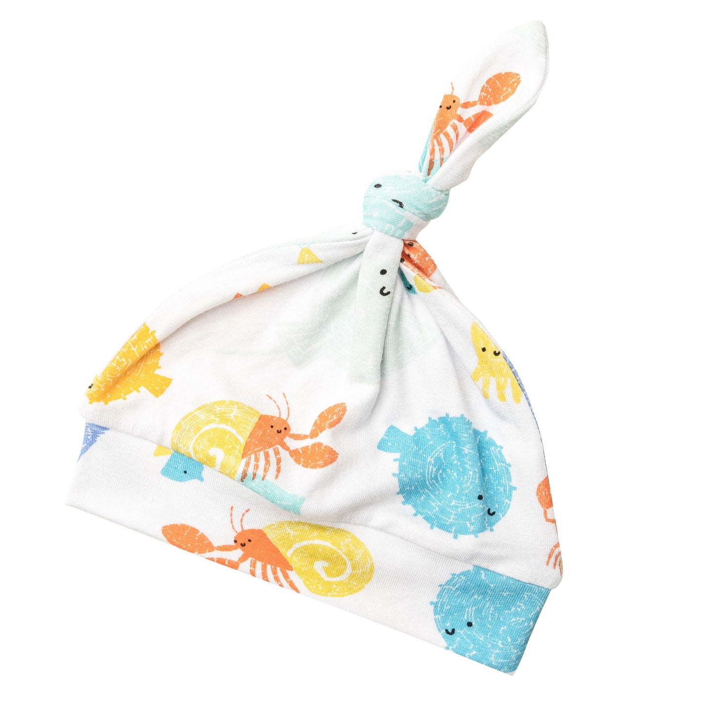 Knot Beanie, Dashed Underwater