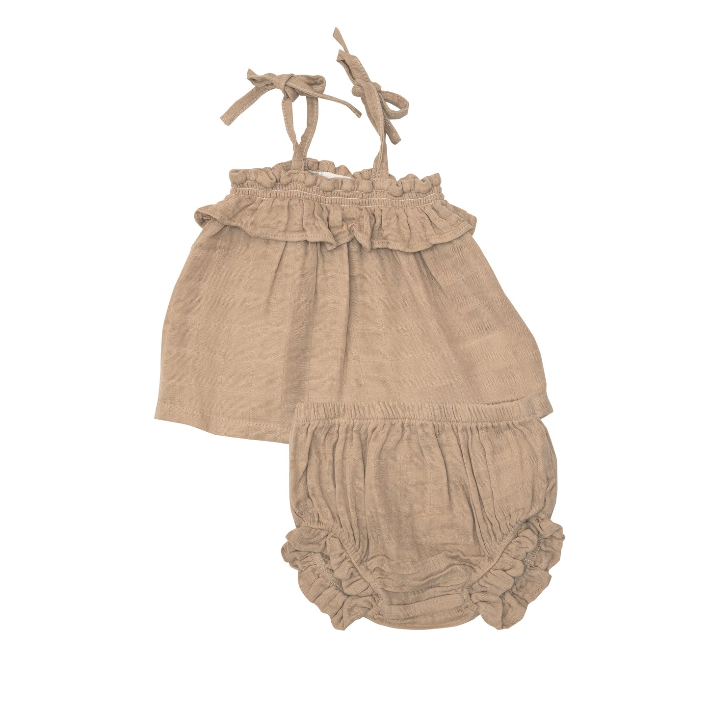 Ruffle Top & Bloomer, Nougat