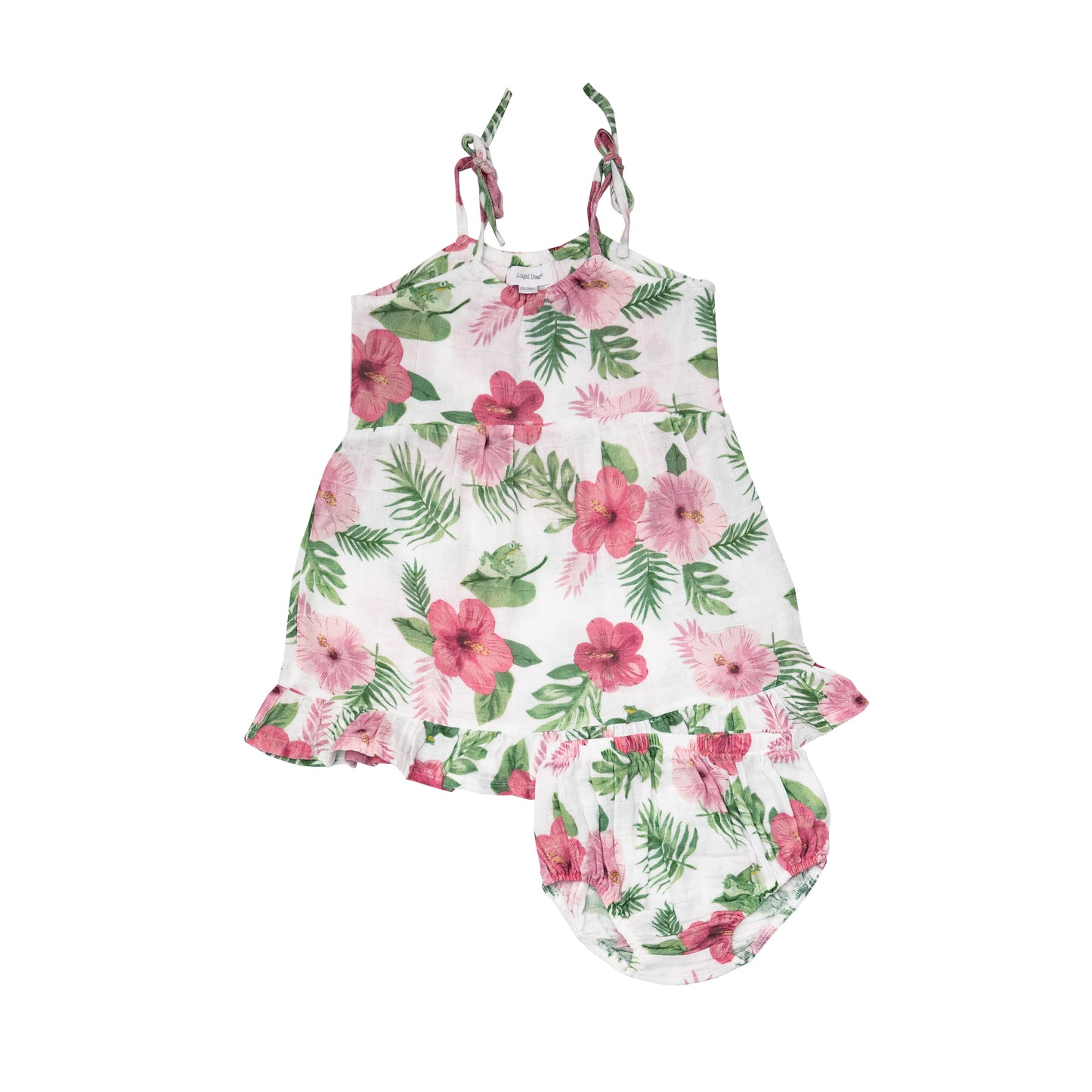 Twirly Tank Dress & Bloomer Set, Hibiscus