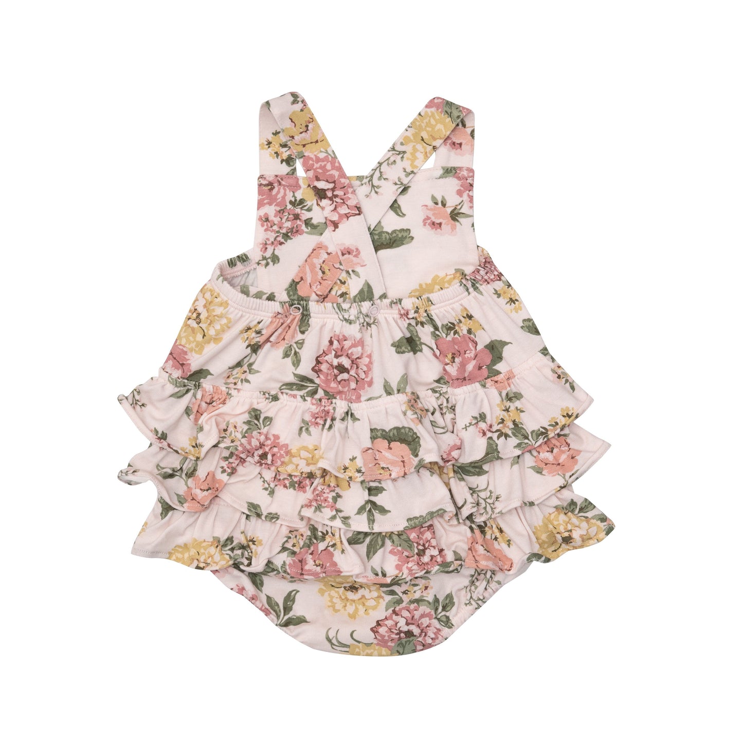 Ruffle Sunsuit, Dahlia