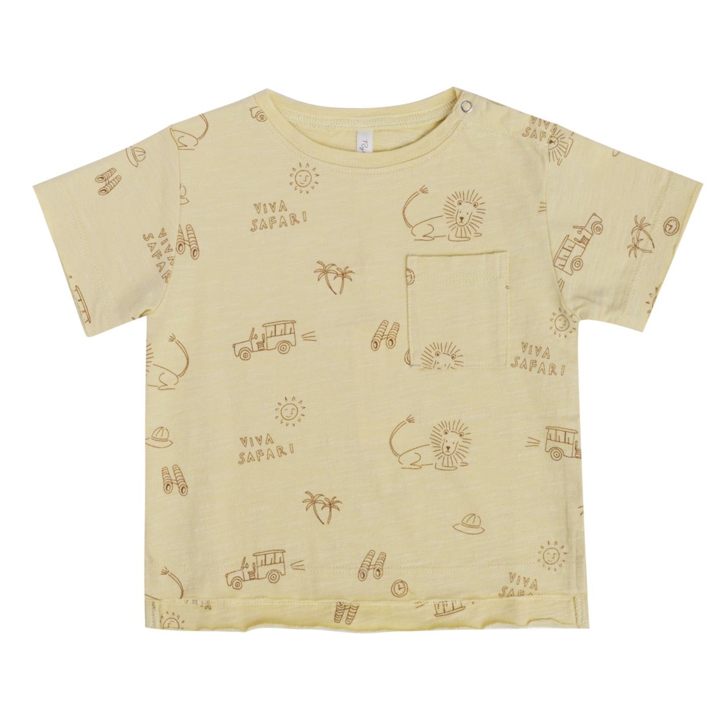 Rylee & Cru Raw Edge T-Shirt, Viva Safari