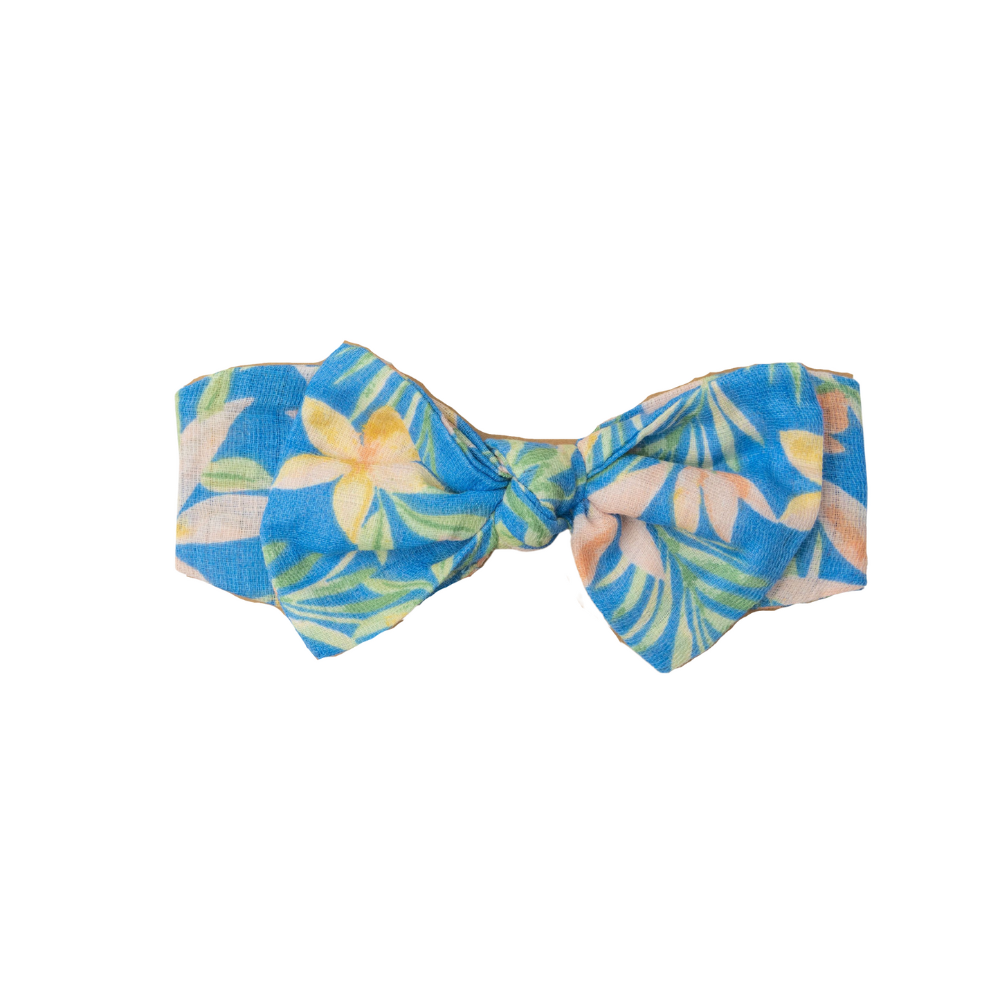 Knot Headband, Blue Island Floral