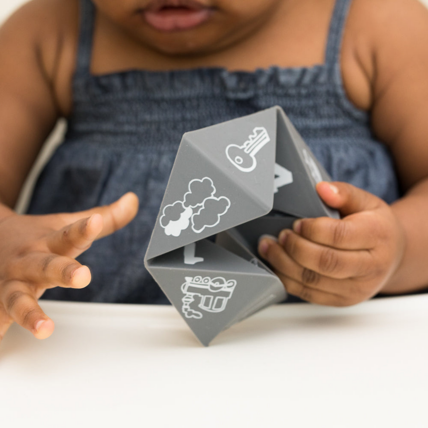 Beginner Spinner Teether, Grey