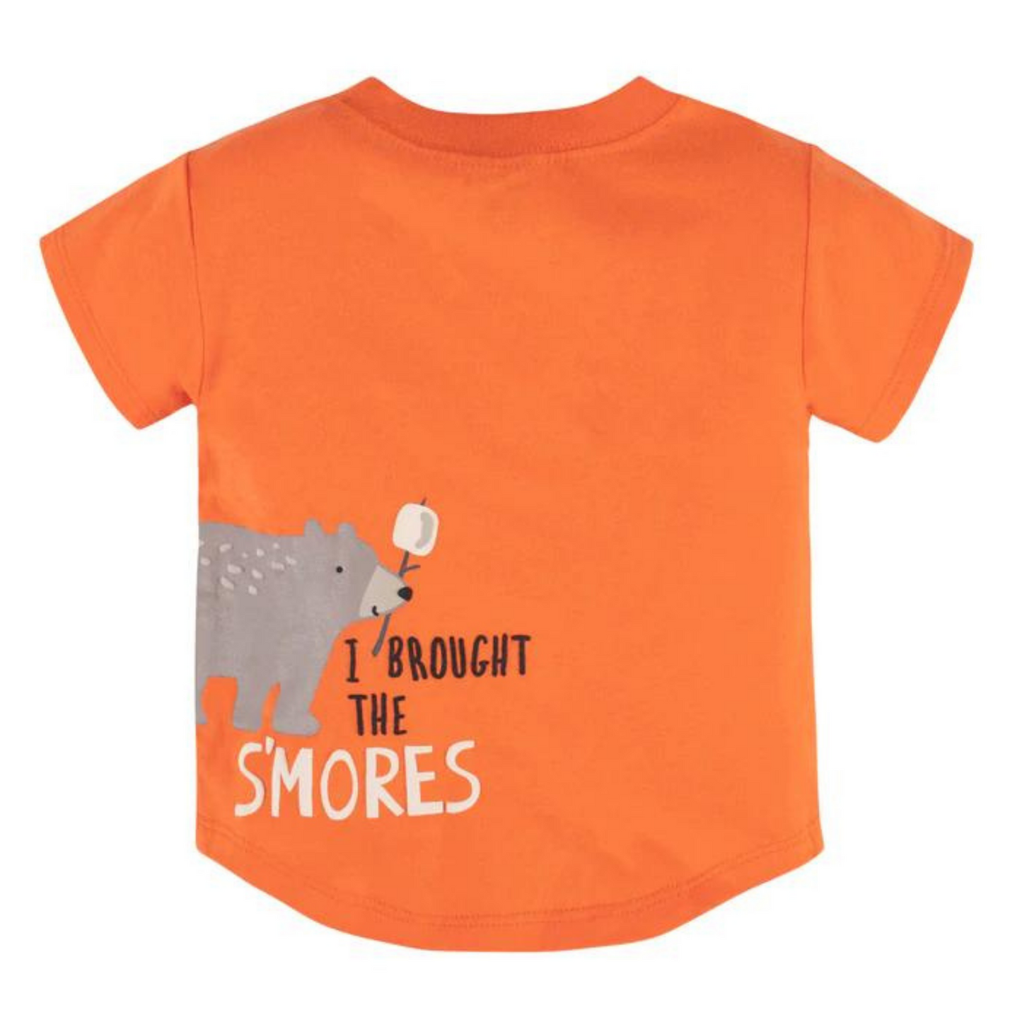 Pocket Tee and Knit Short Set, Camping Fun