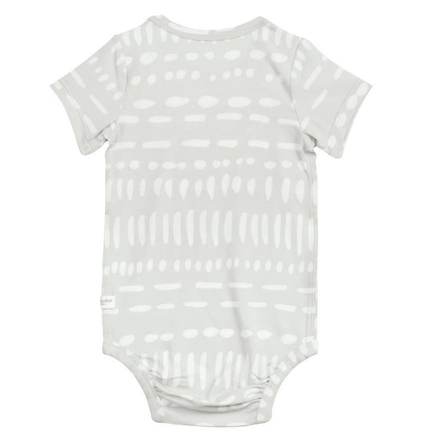 Bodysuit, Grey Mudcloth