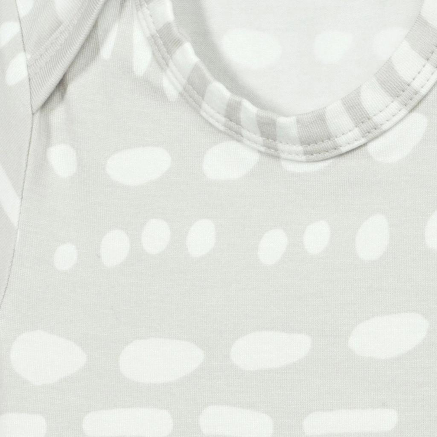 Bodysuit, Grey Mudcloth