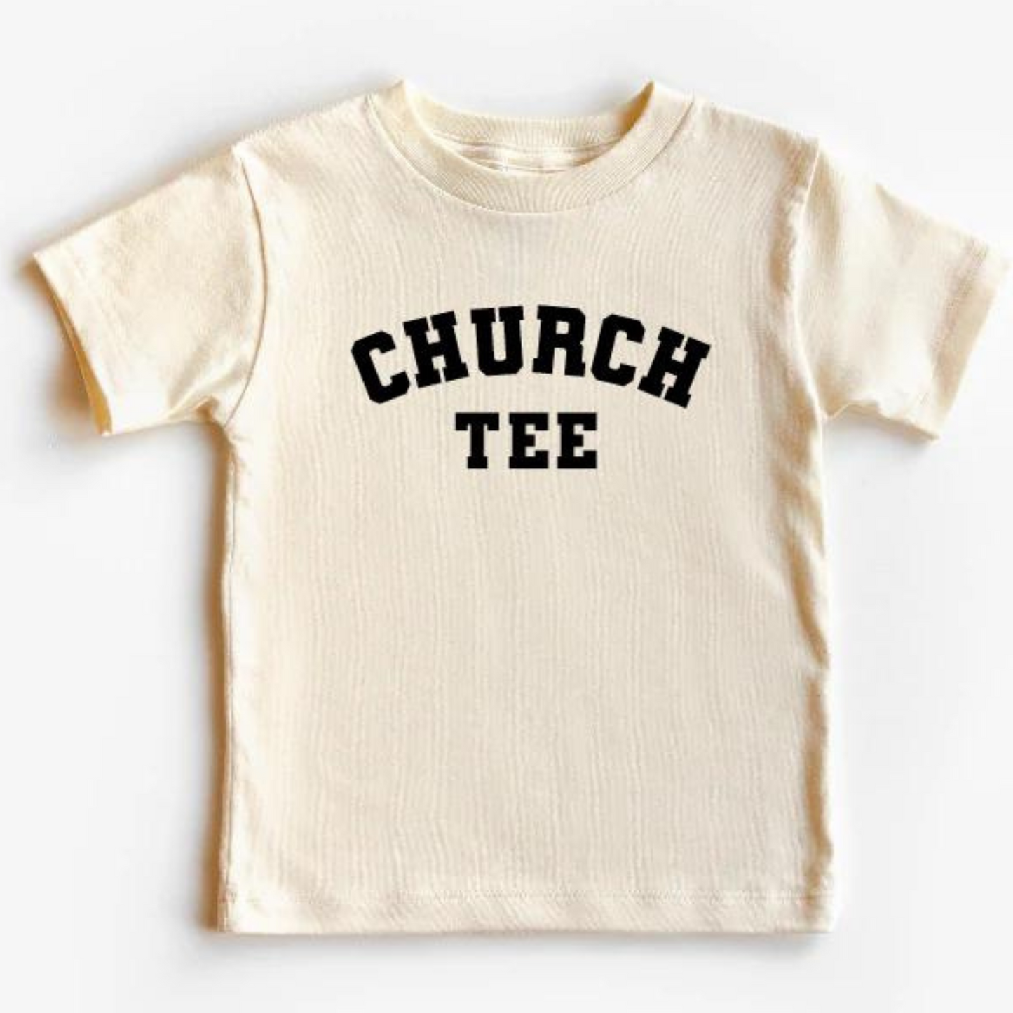 Church Tee Graphic Tee, Natural