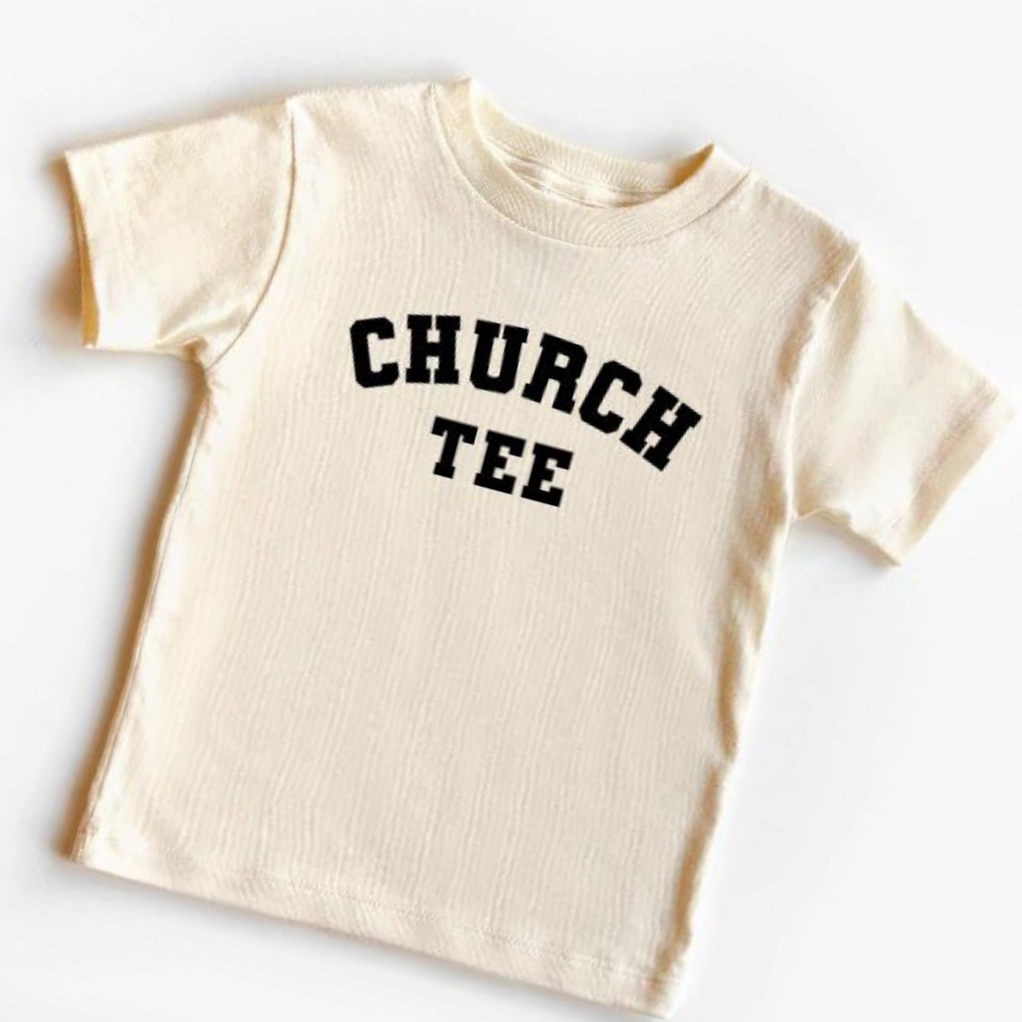 Church Tee Graphic Tee, Natural