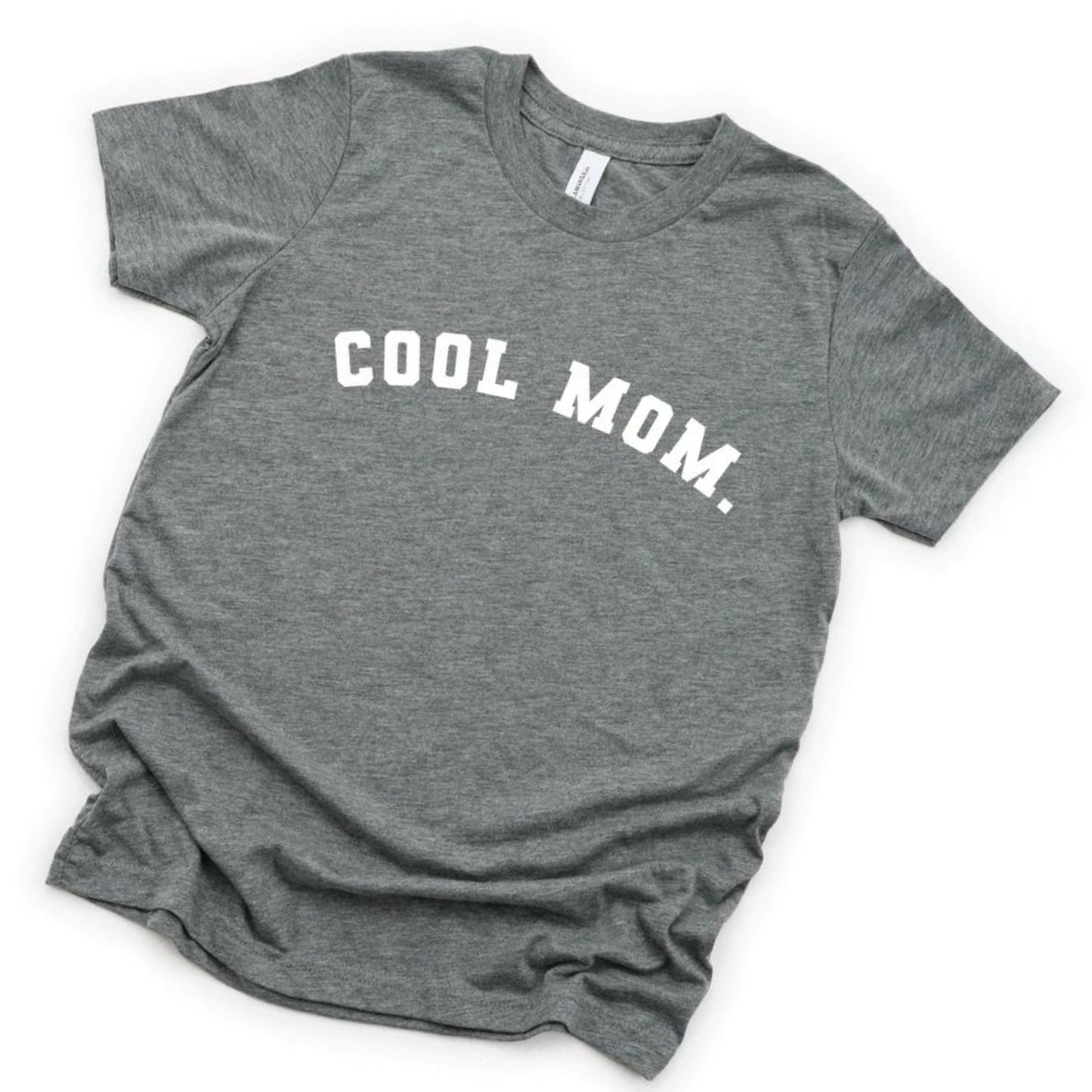 Cool Mom. Graphic Tee, Grey