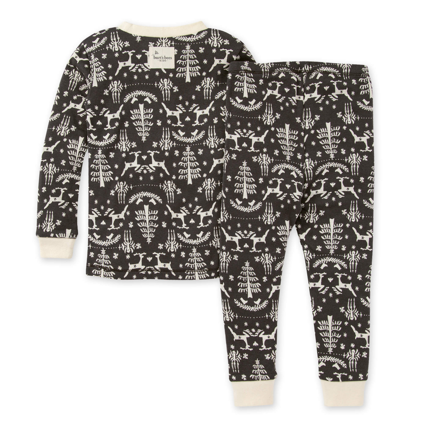 Organic 2-Piece Pajama Set, Scandi Fair Isle