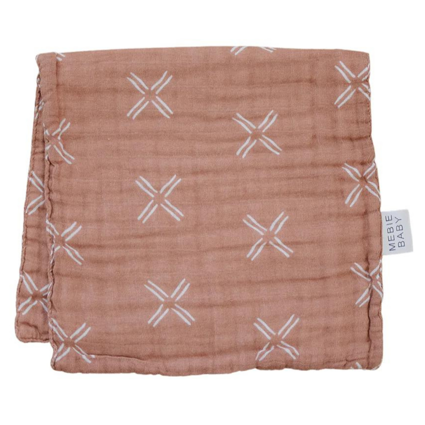Muslin Burp Cloth, Just Peachy