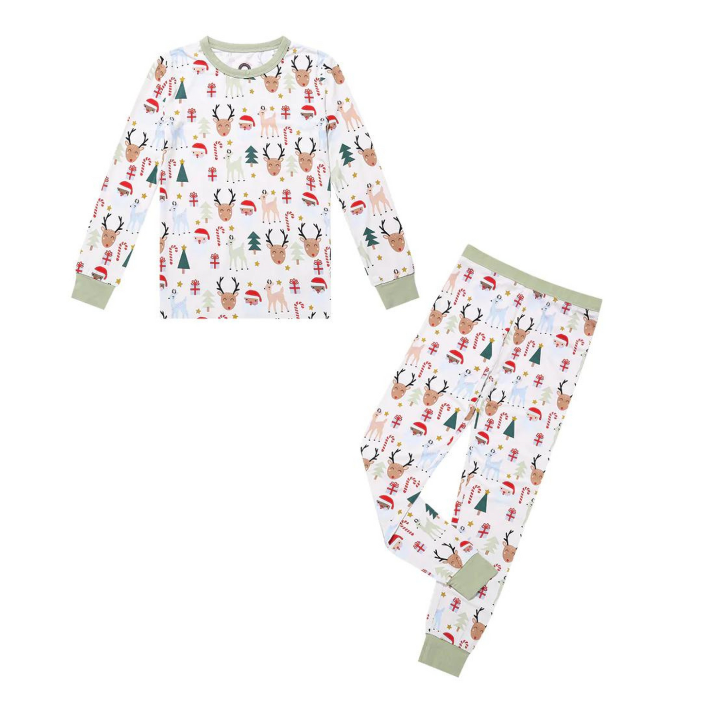 Bamboo 2-Piece Set, Santa & Friends