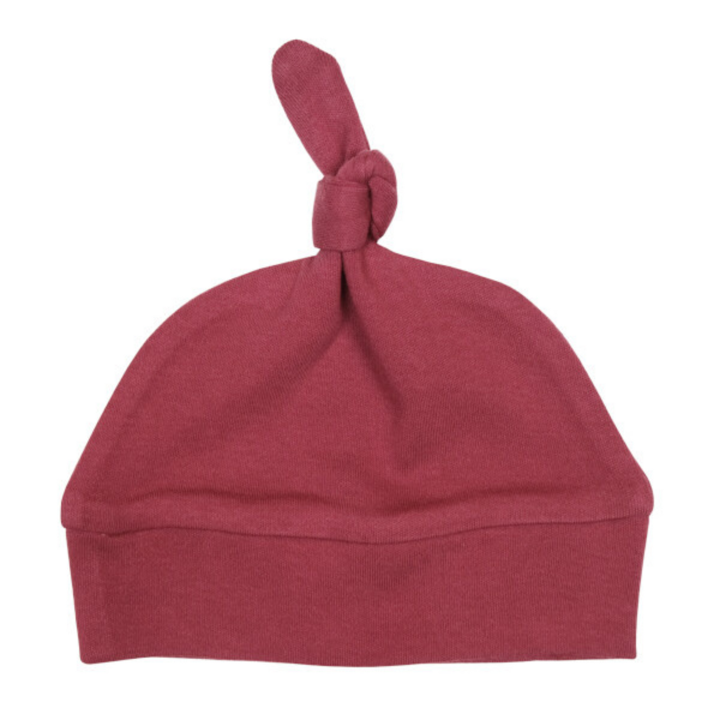 Organic Banded Knot Beanie, Appleberry