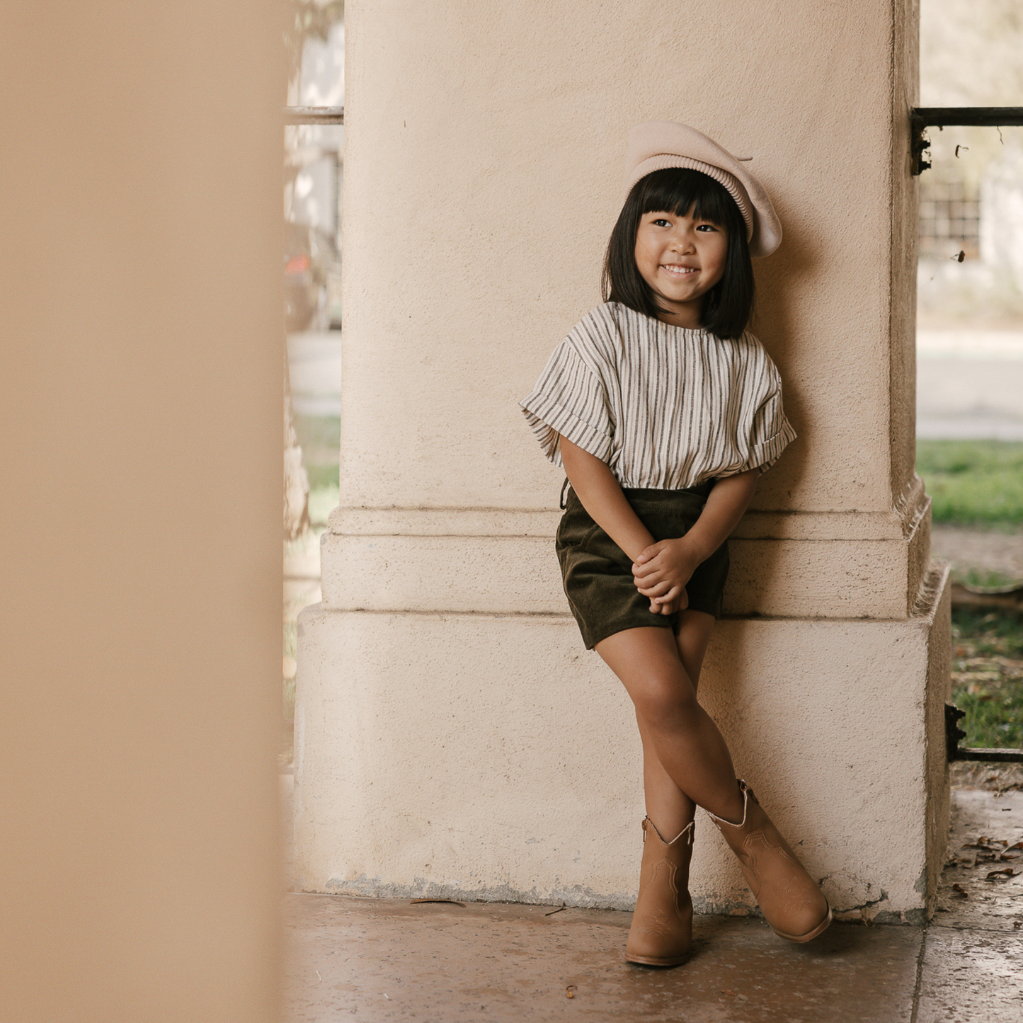 Rylee & Cru Joelle Top, Micro Stripe