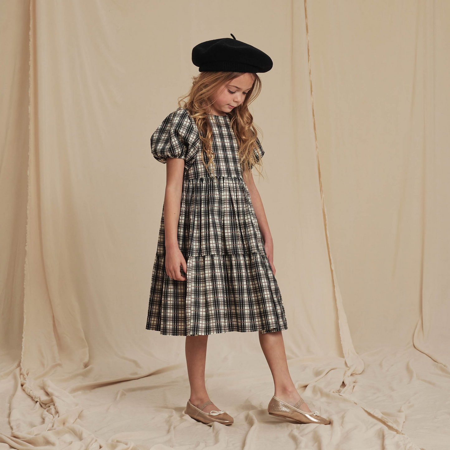 Chloe Dress, Tartan Plaid