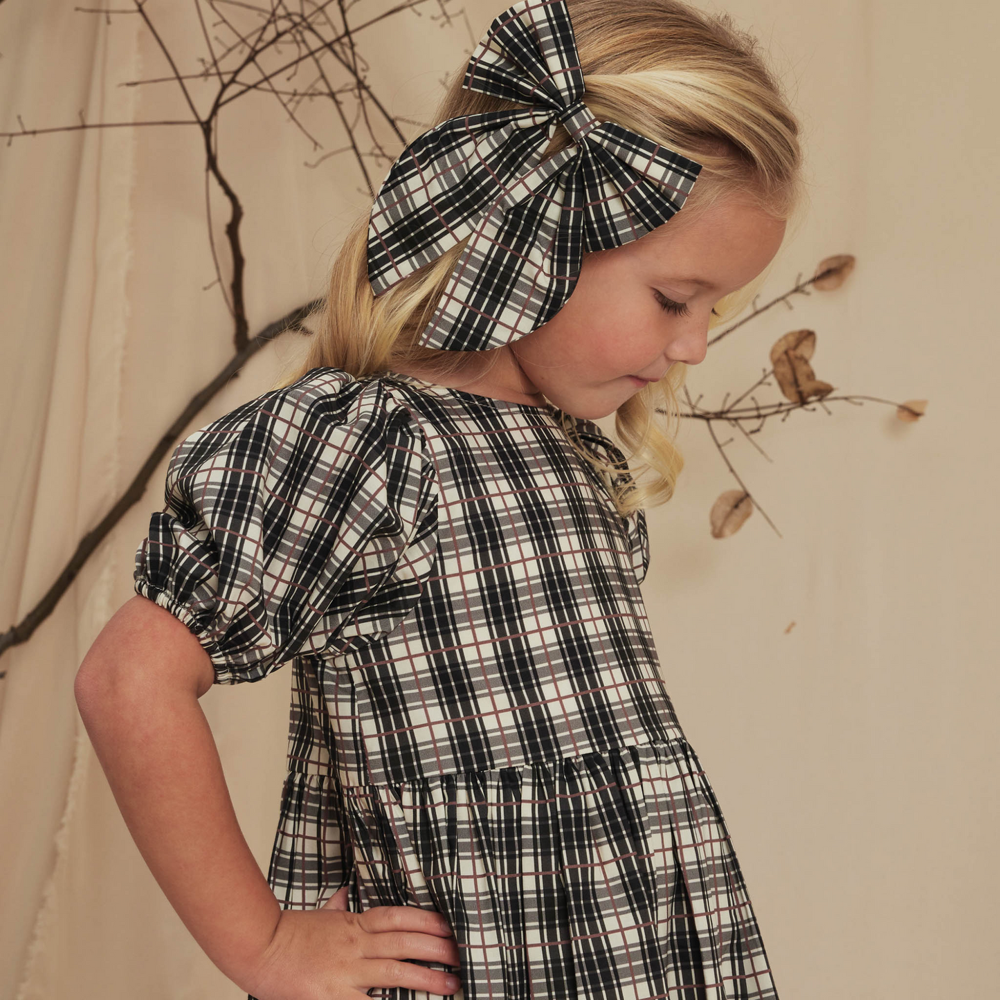 Chloe Dress, Tartan Plaid