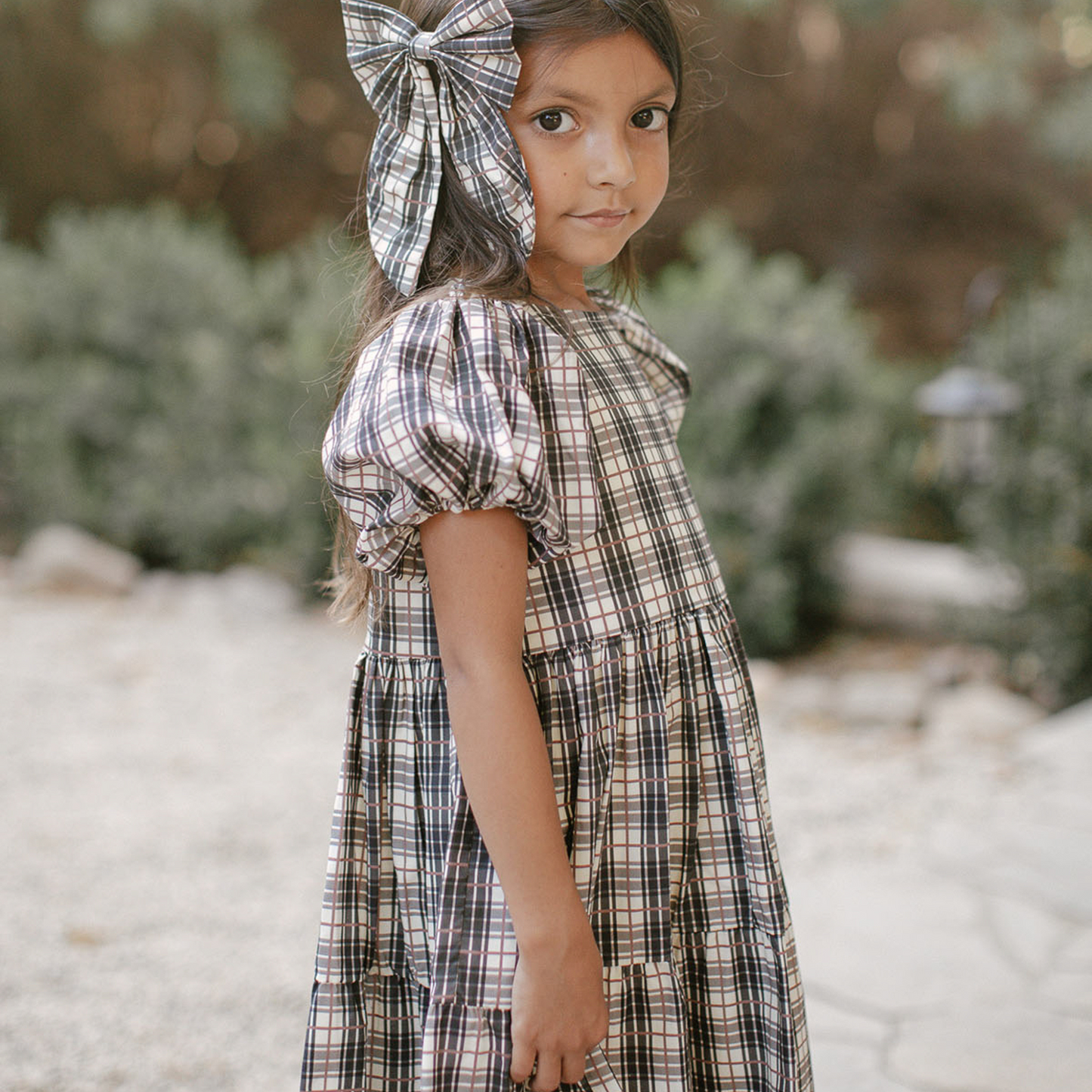Chloe Dress, Tartan Plaid