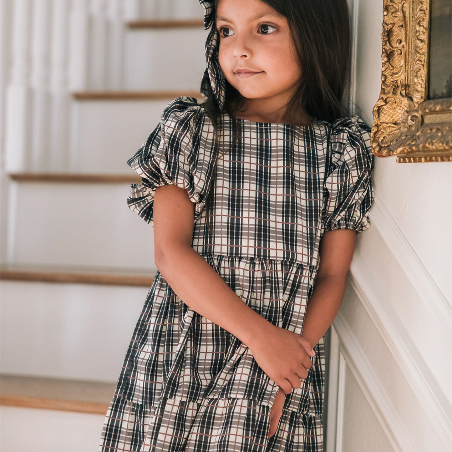 Chloe Dress, Tartan Plaid