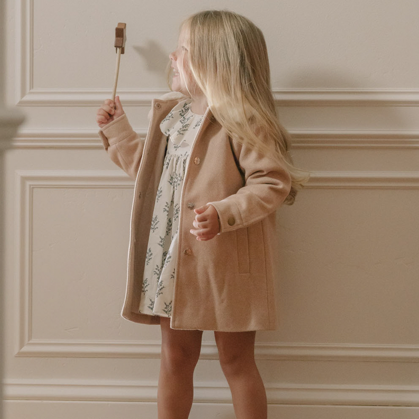 Paris Coat, Apricot