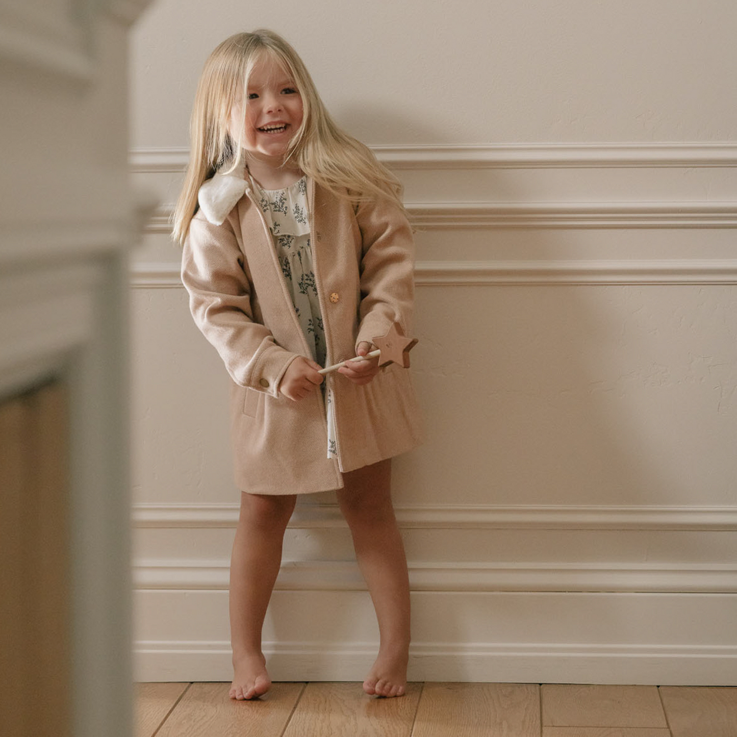 Paris Coat, Apricot