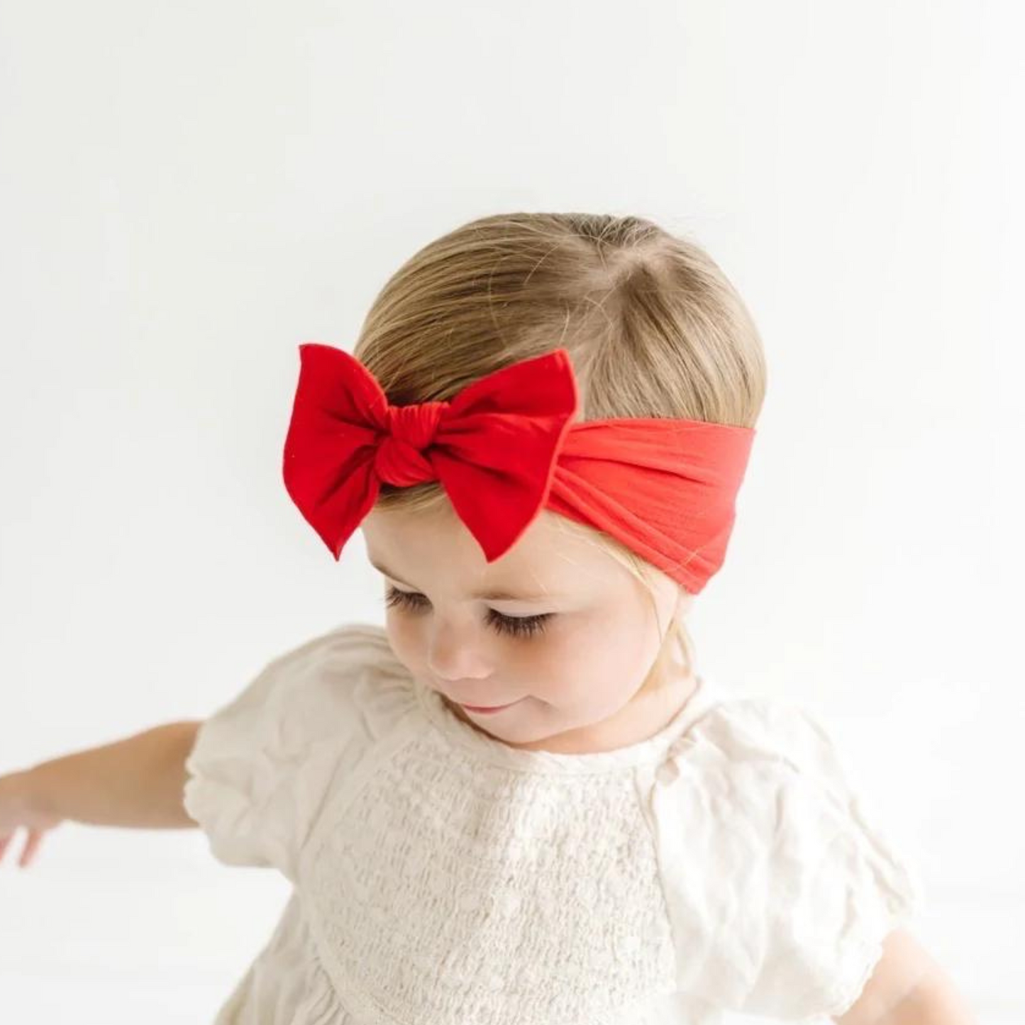 Knot Bow, Cherry Red
