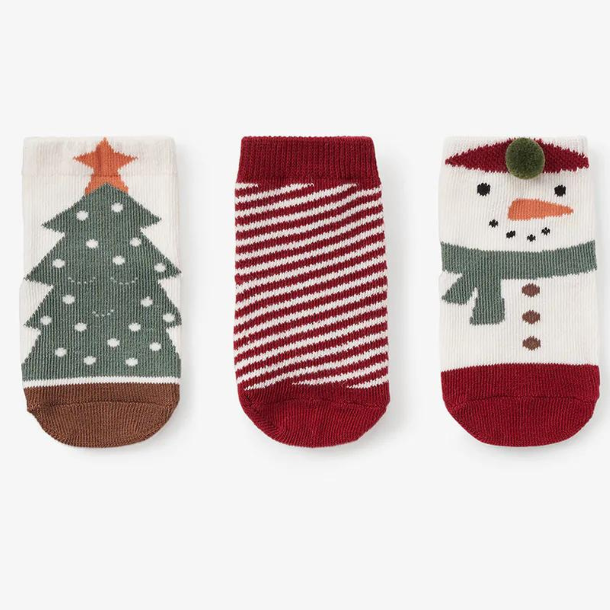 Holiday Non Slip Baby Sock Set SpearmintLOVE