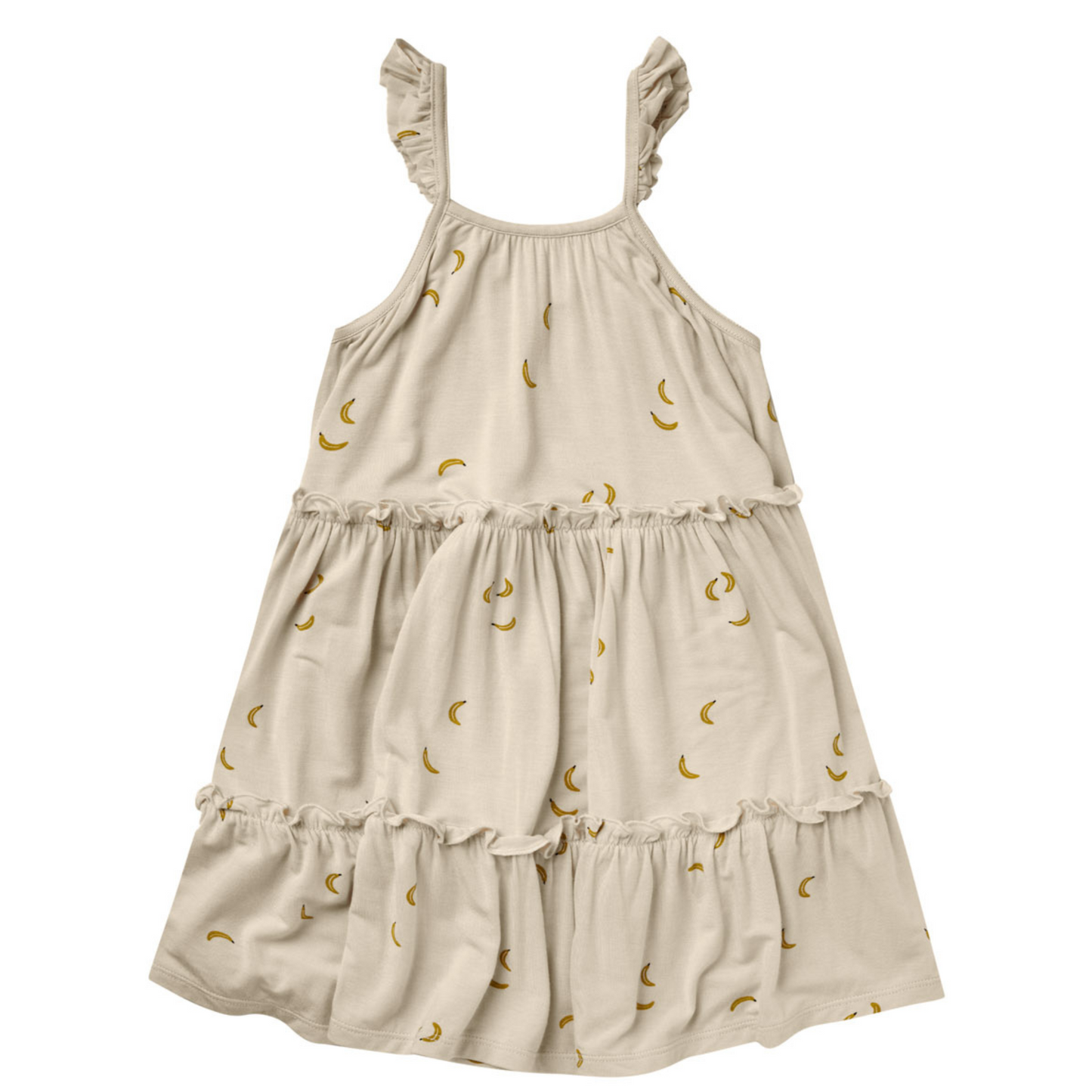 Rylee & Cru Tiered Mini Dress, Bananas