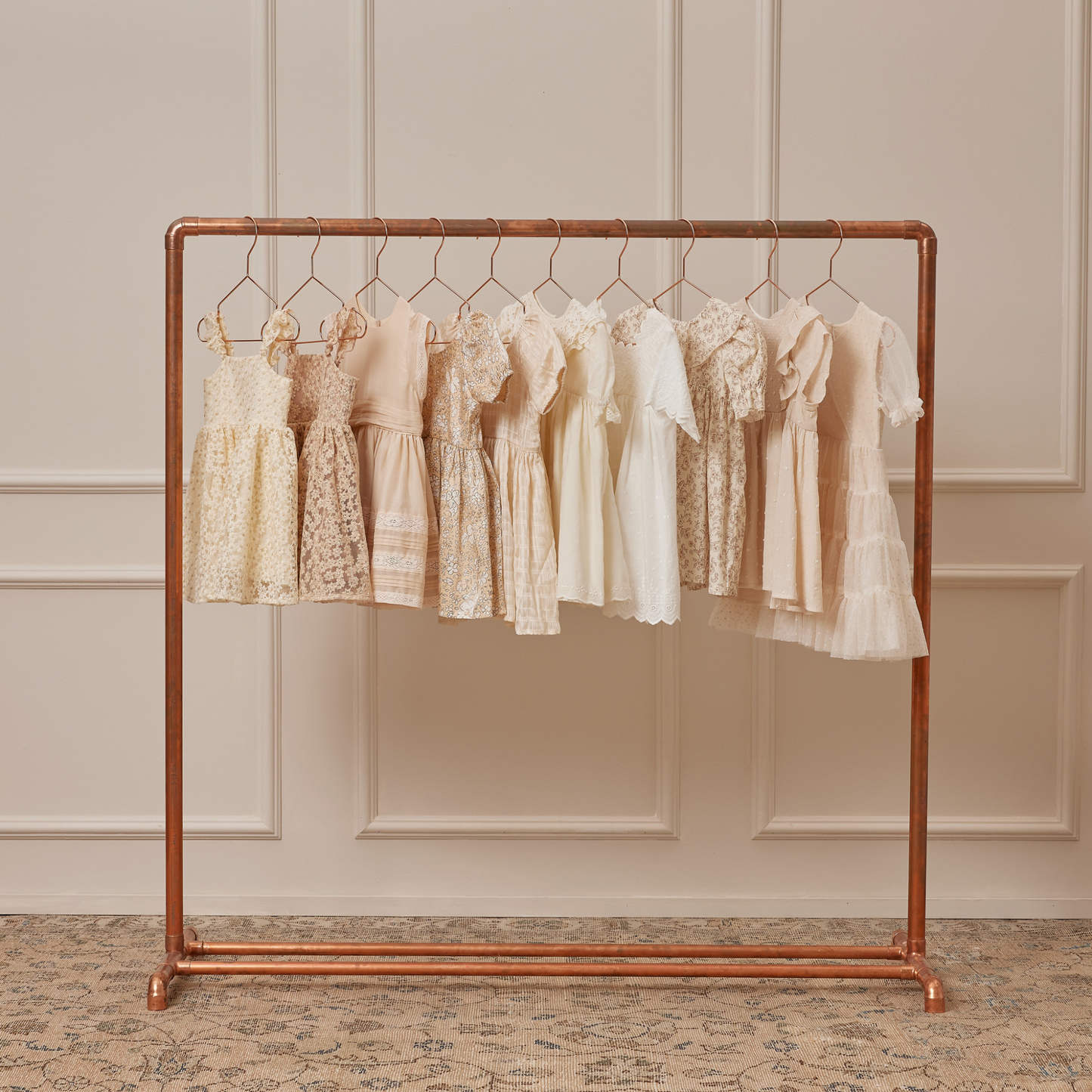 Georgia Dress, White