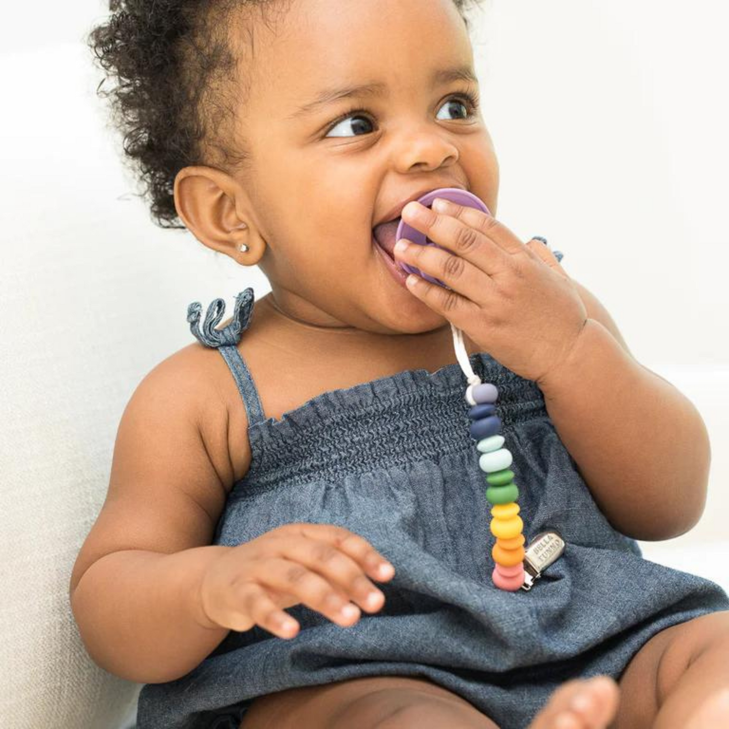 Pacifier Clip, Rainbow