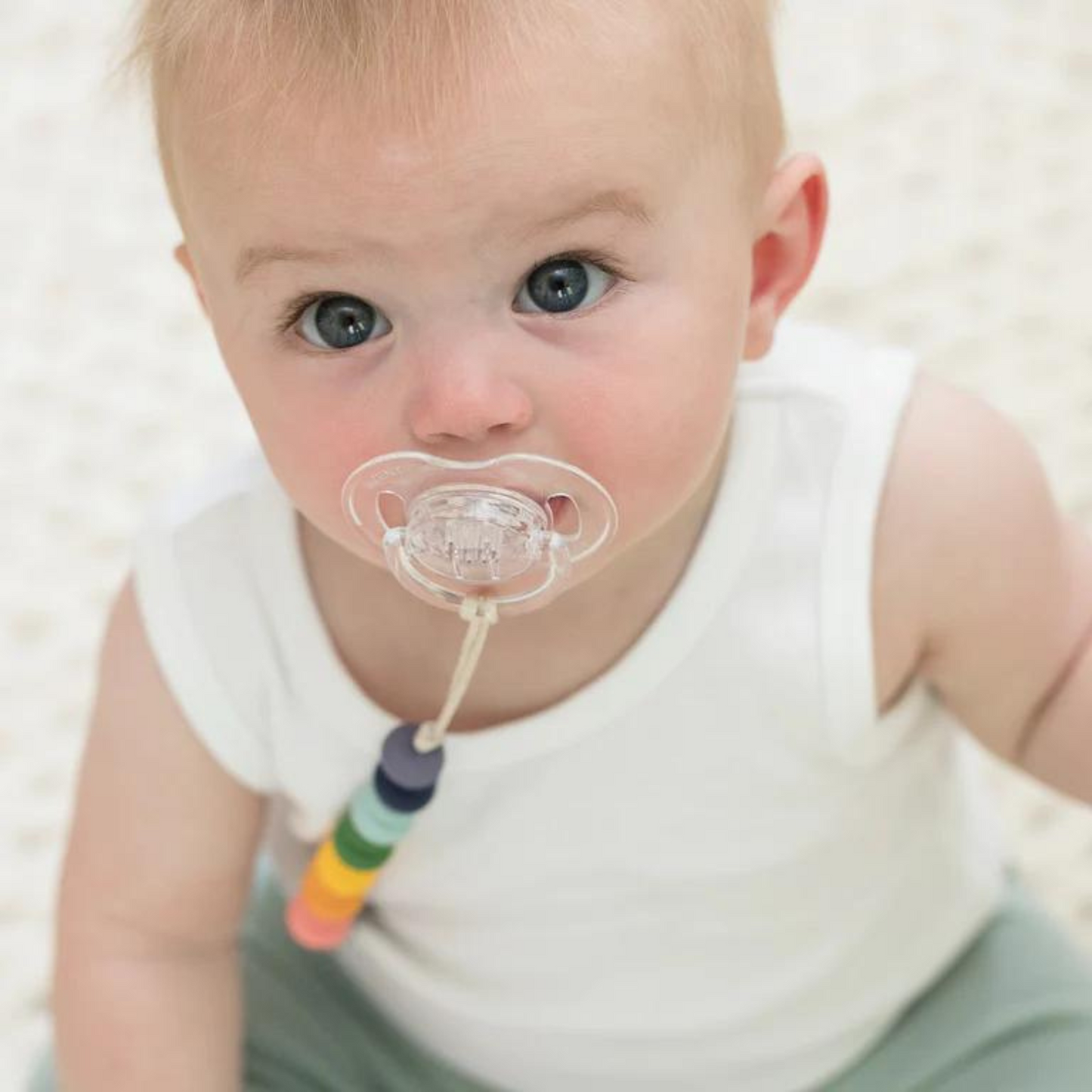Pacifier Clip, Rainbow