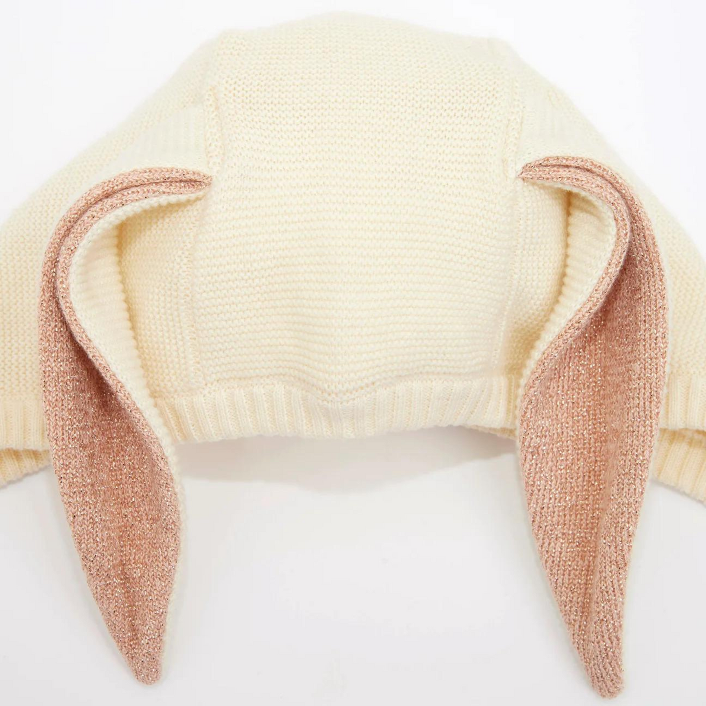 Bunny Bonnet, Peach Sparkle