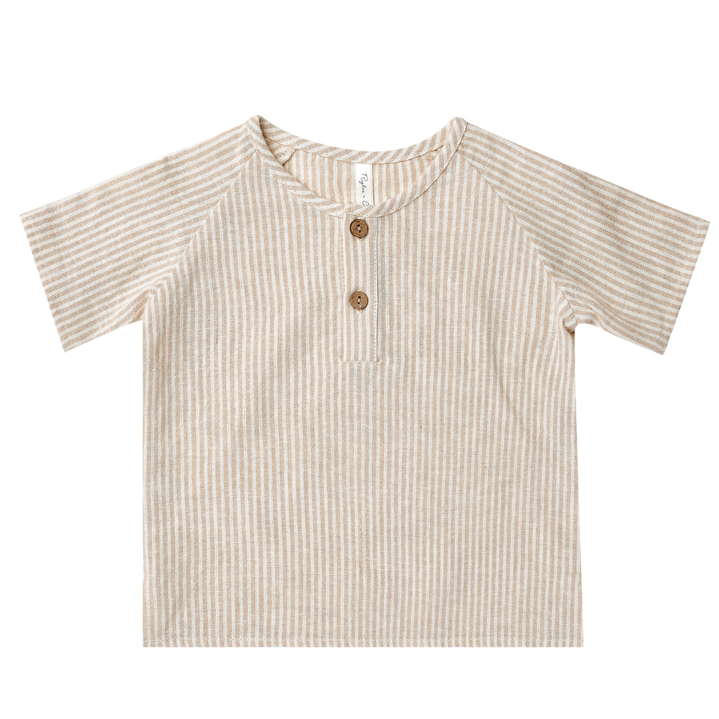 Rylee & Cru Ziggy Shirt, Sand Stripe