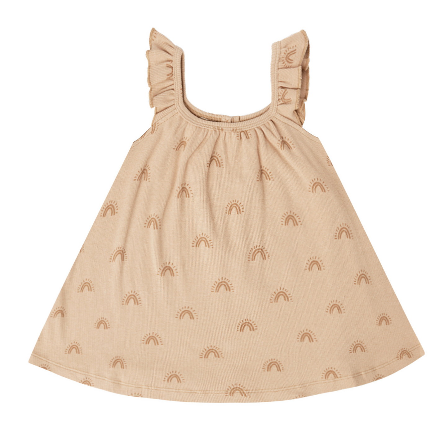Ruffle Swing Dress, Rainbows