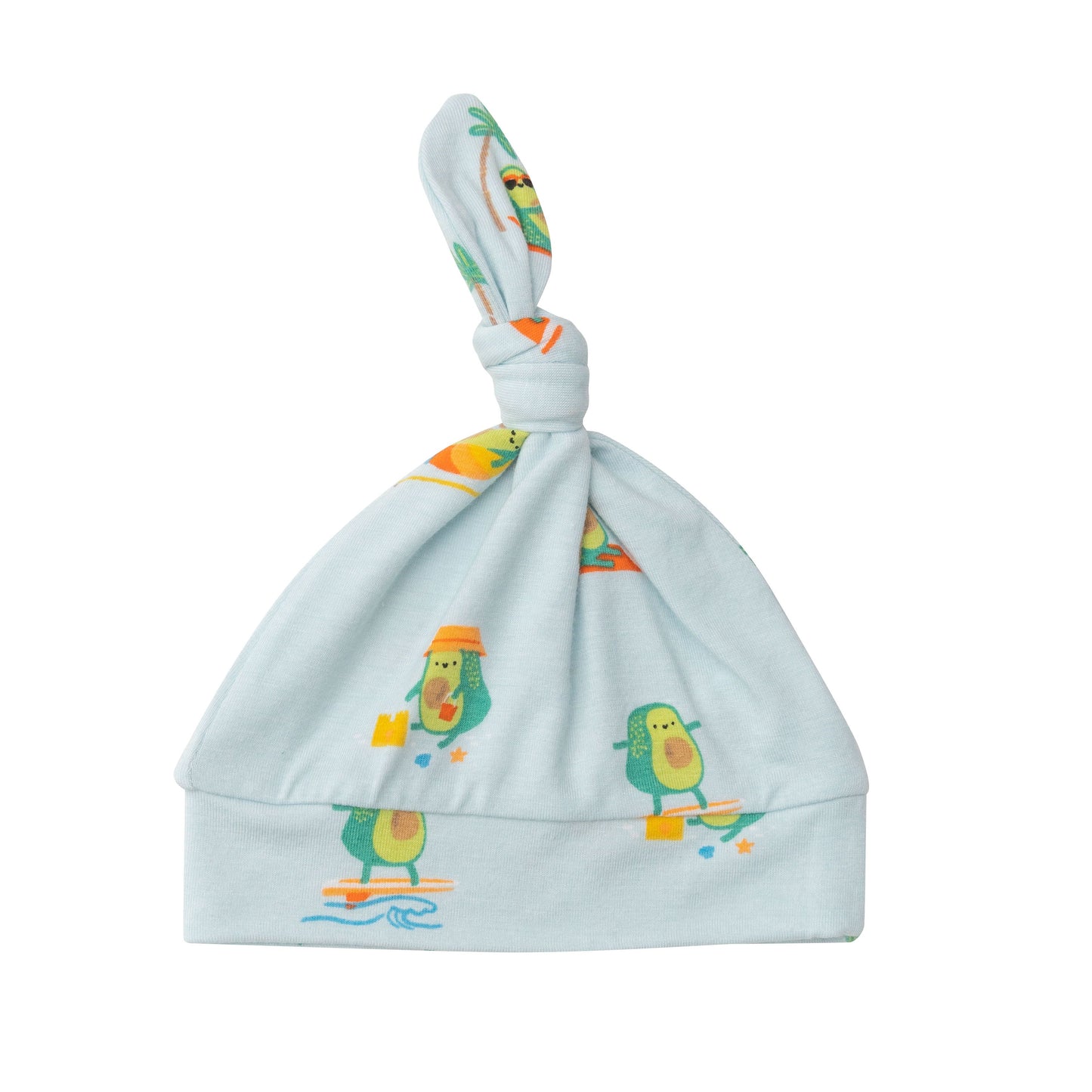 Knot Beanie, Beach Avocados