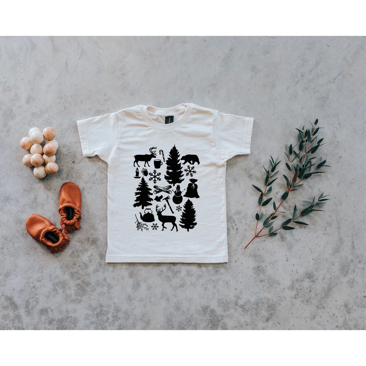 Short Sleeve Graphic Tee, Cozy Christmas