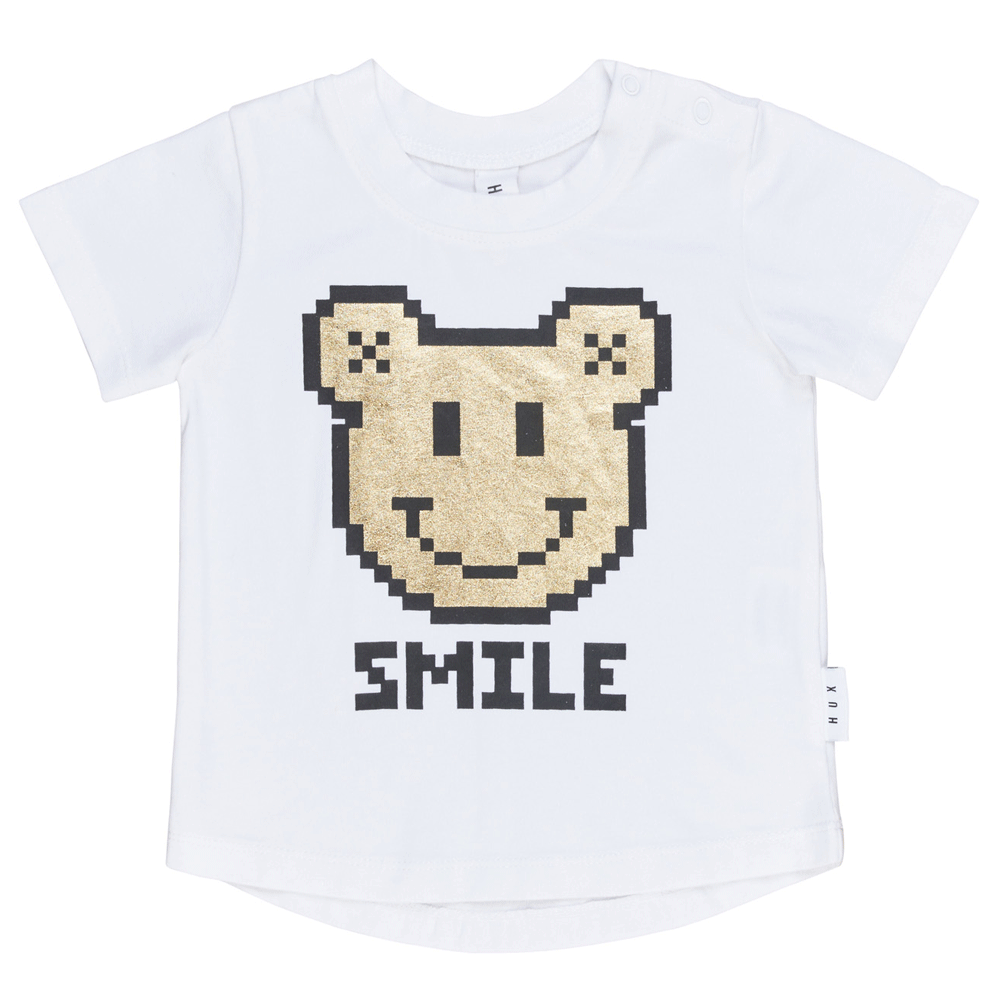 T-Shirt, Gold Digi Smile