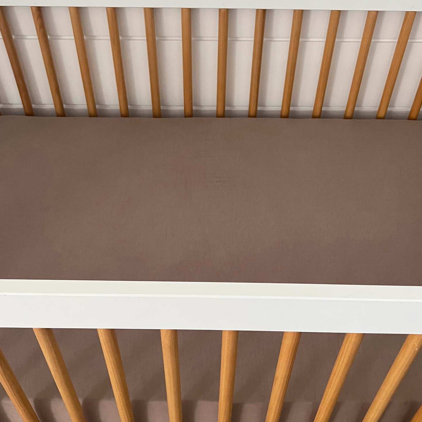 Stretch Crib Sheet, Driftwood