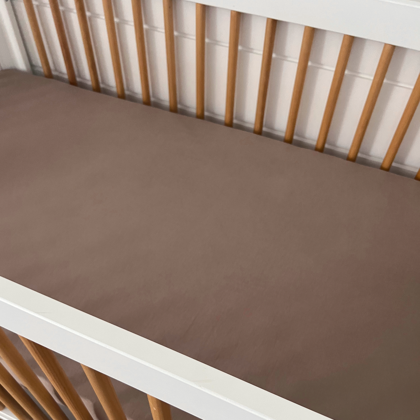 Stretch Crib Sheet, Driftwood