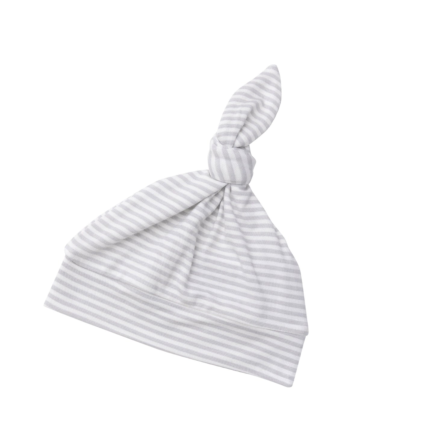 Knot Beanie, Sheep Grey Stripe