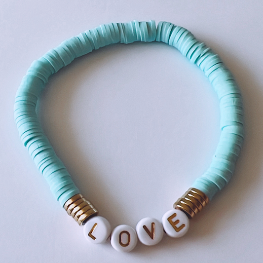 Fiji Beaded Bracelet, Love