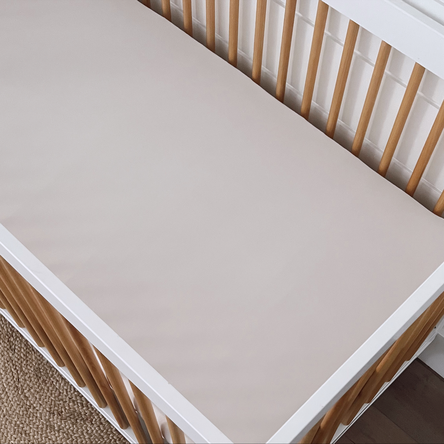 Stretch Crib Sheet, Natural