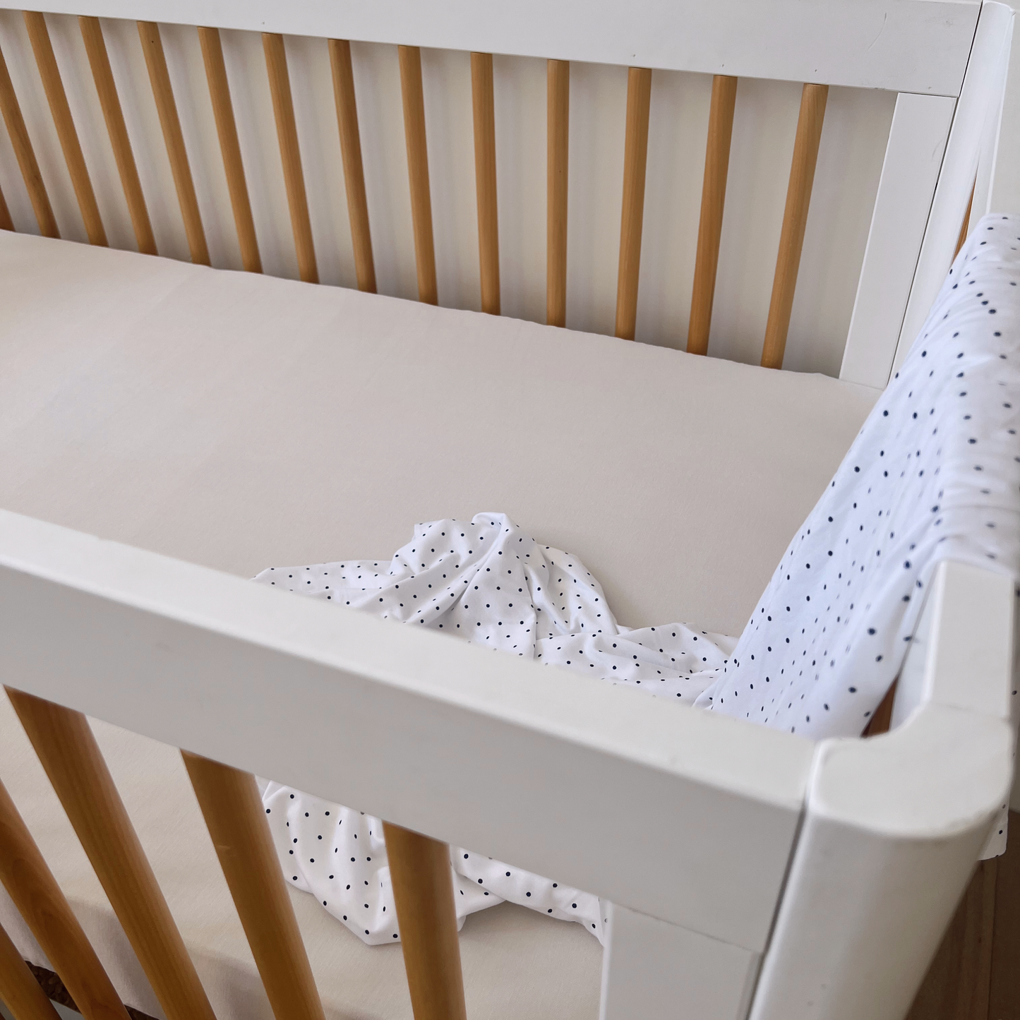 Stretch Crib Sheet, Natural