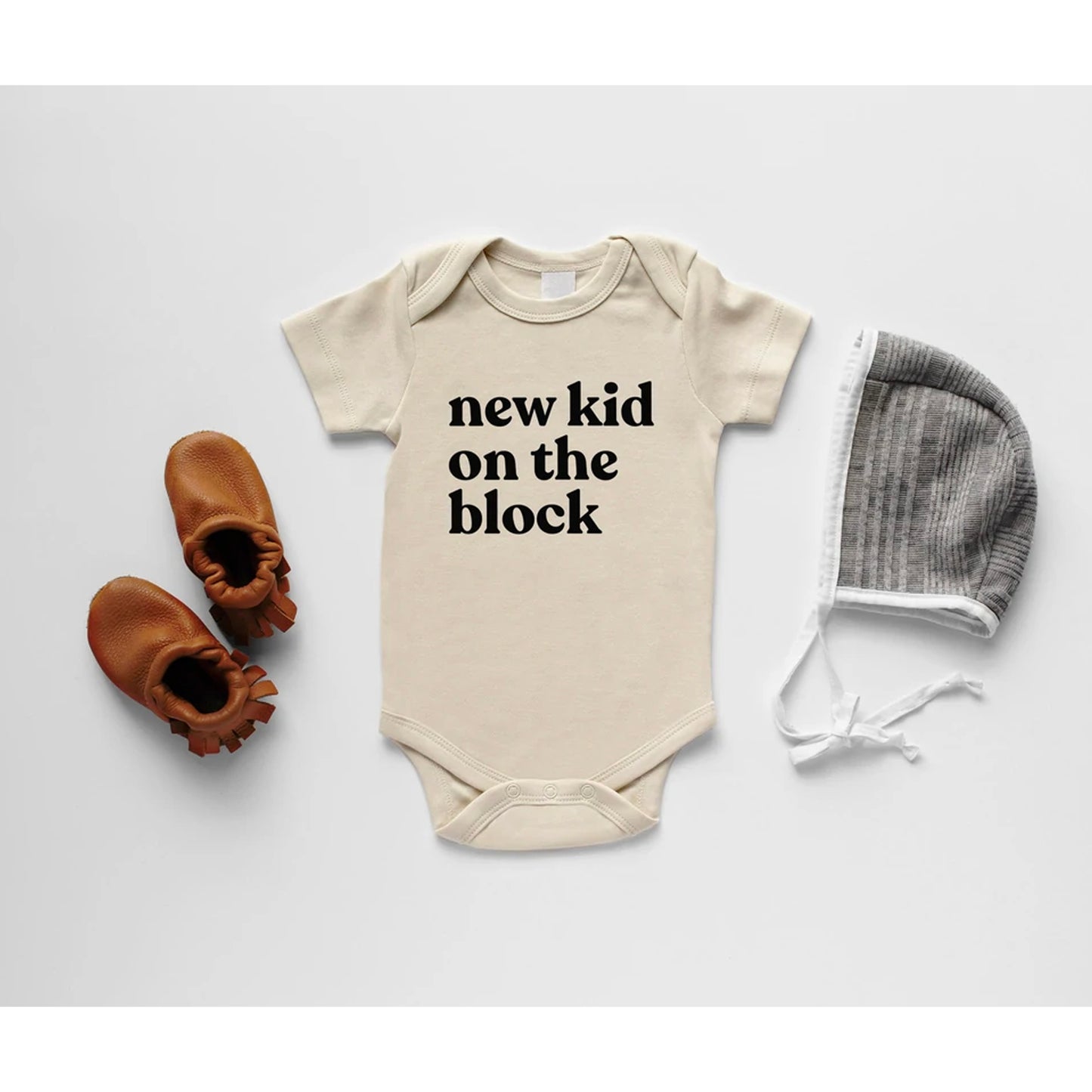 Short Sleeve Graphic Bodysuit, New Kid On The Block