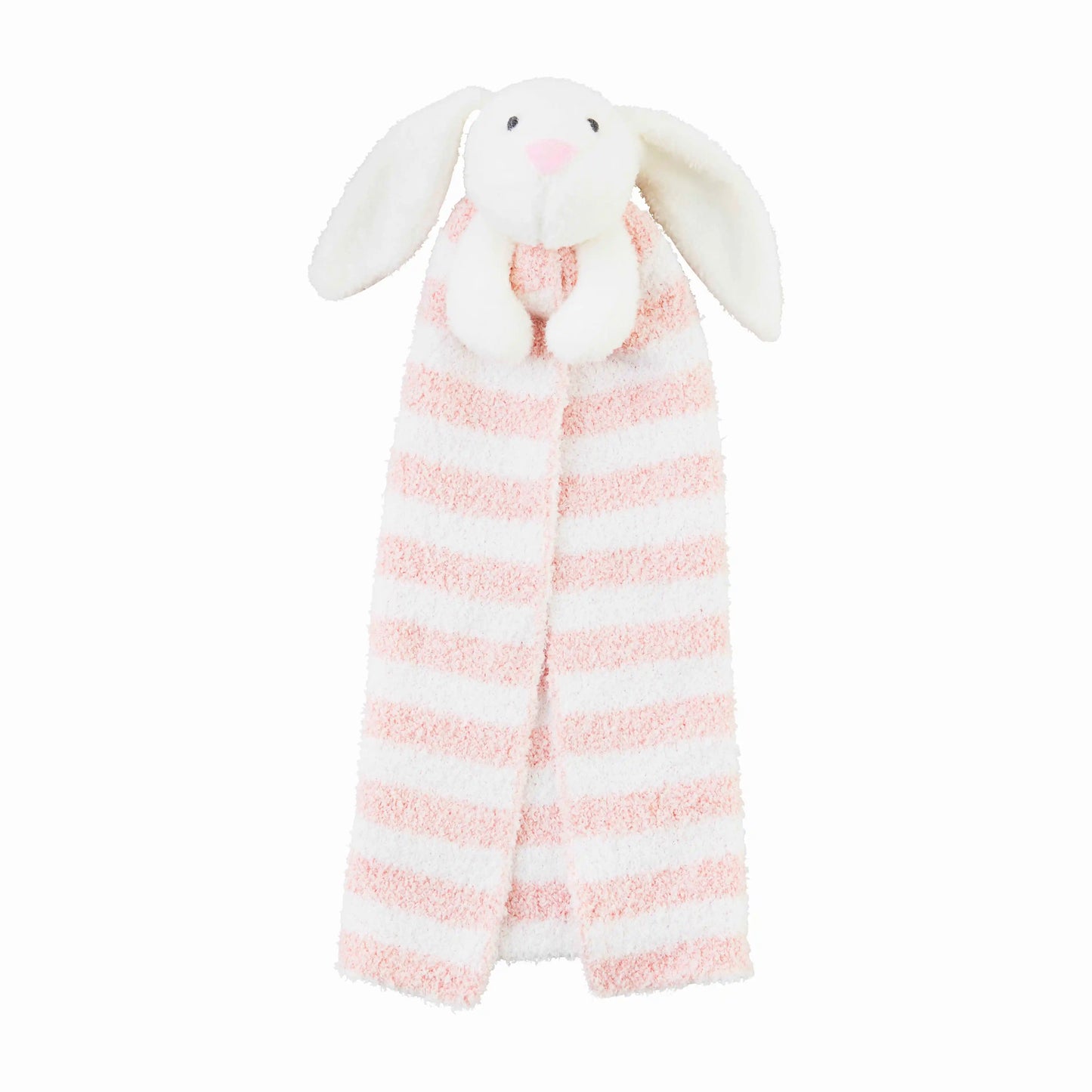 Chenille Pink Bunny Lovey