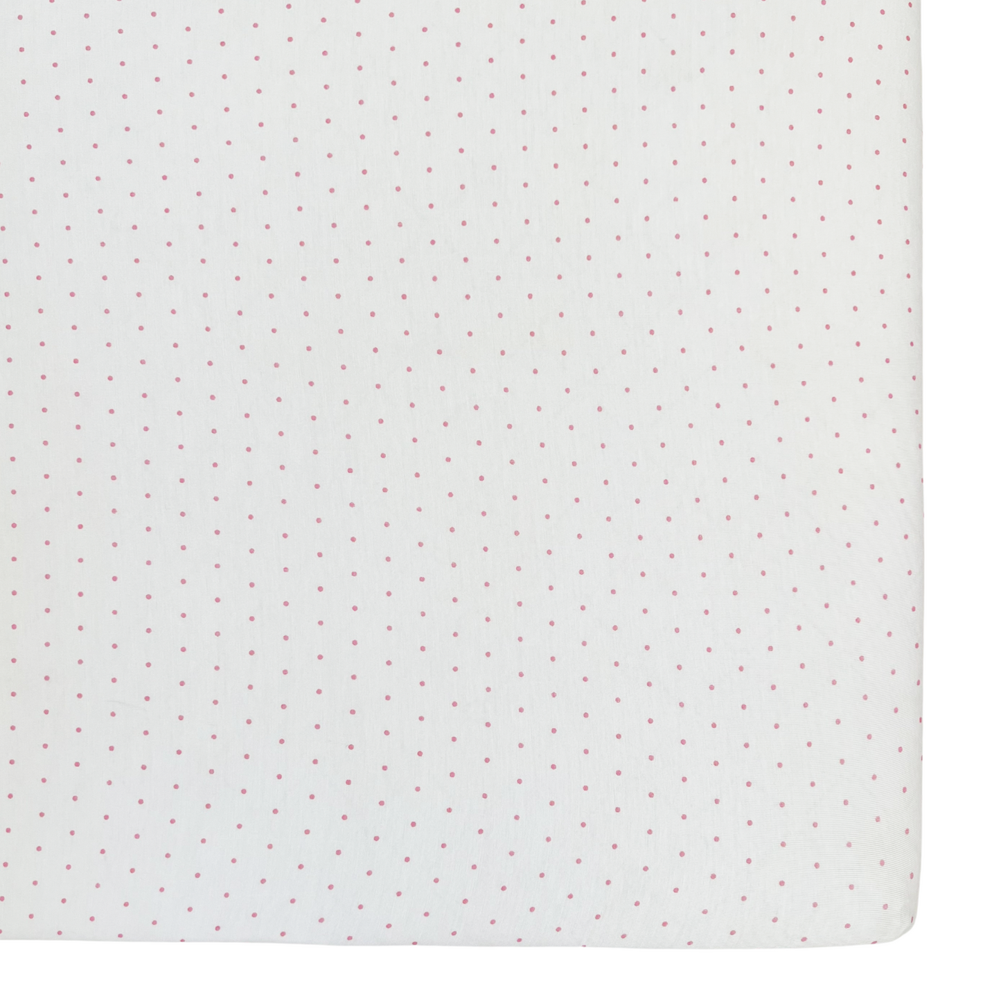 Stretch Mini Crib Sheet, Pink Polka Dot