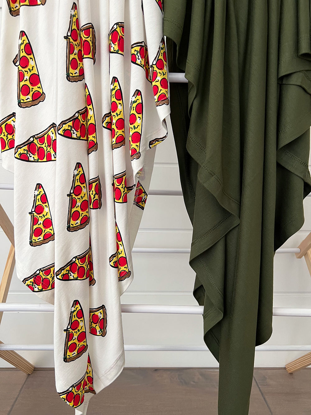 Stretch Swaddle Blanket, Pizza