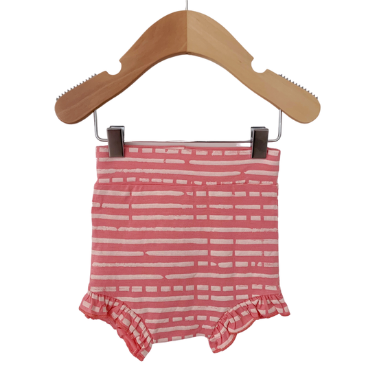 SpearmintLOVE’s baby Ruffle Bloomer, Pink Stripe