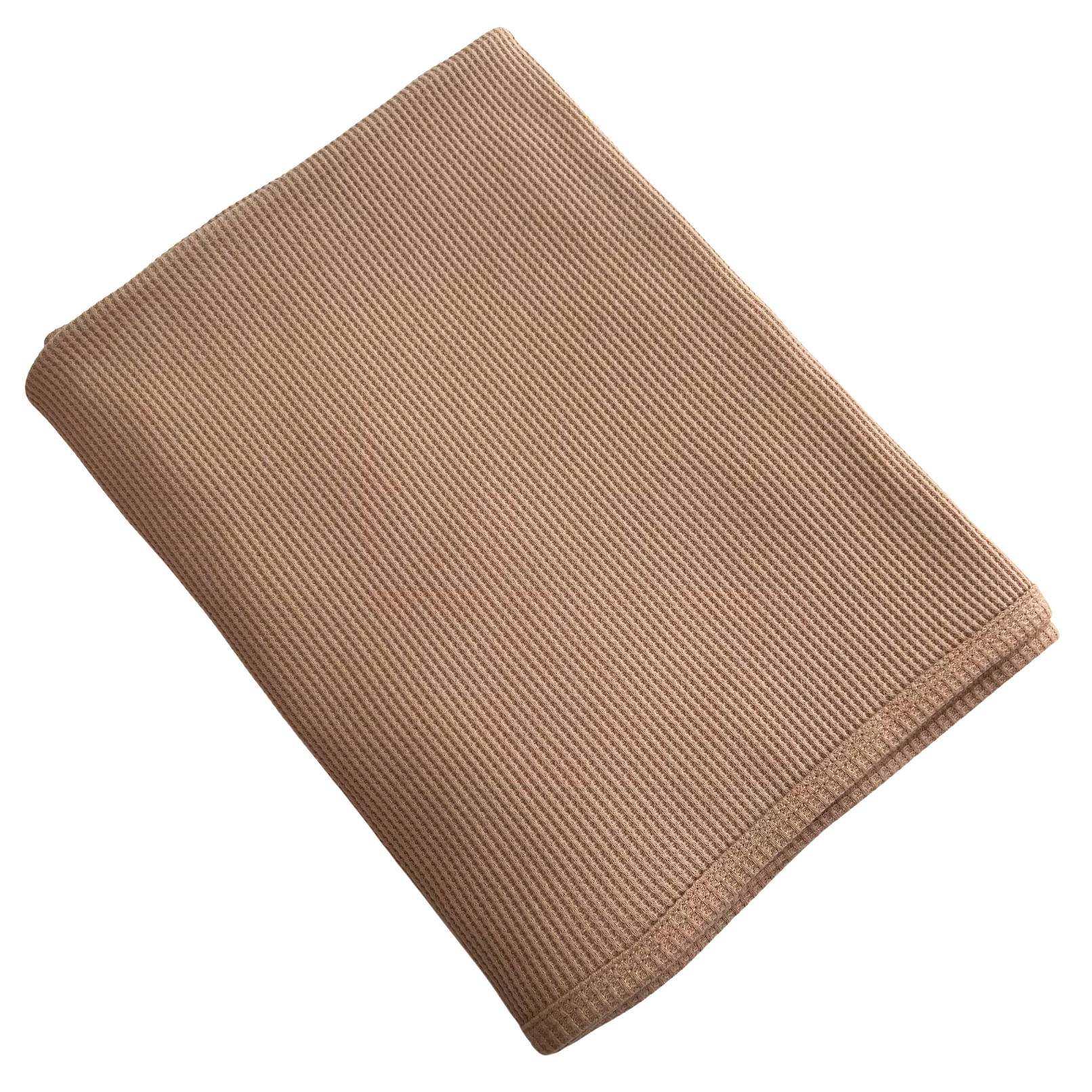 Organic Cotton Waffle Swaddle Blanket Tan